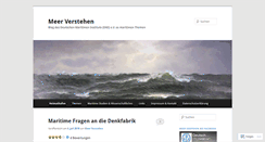 Desktop Screenshot of meerverstehen.net