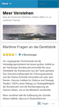 Mobile Screenshot of meerverstehen.net